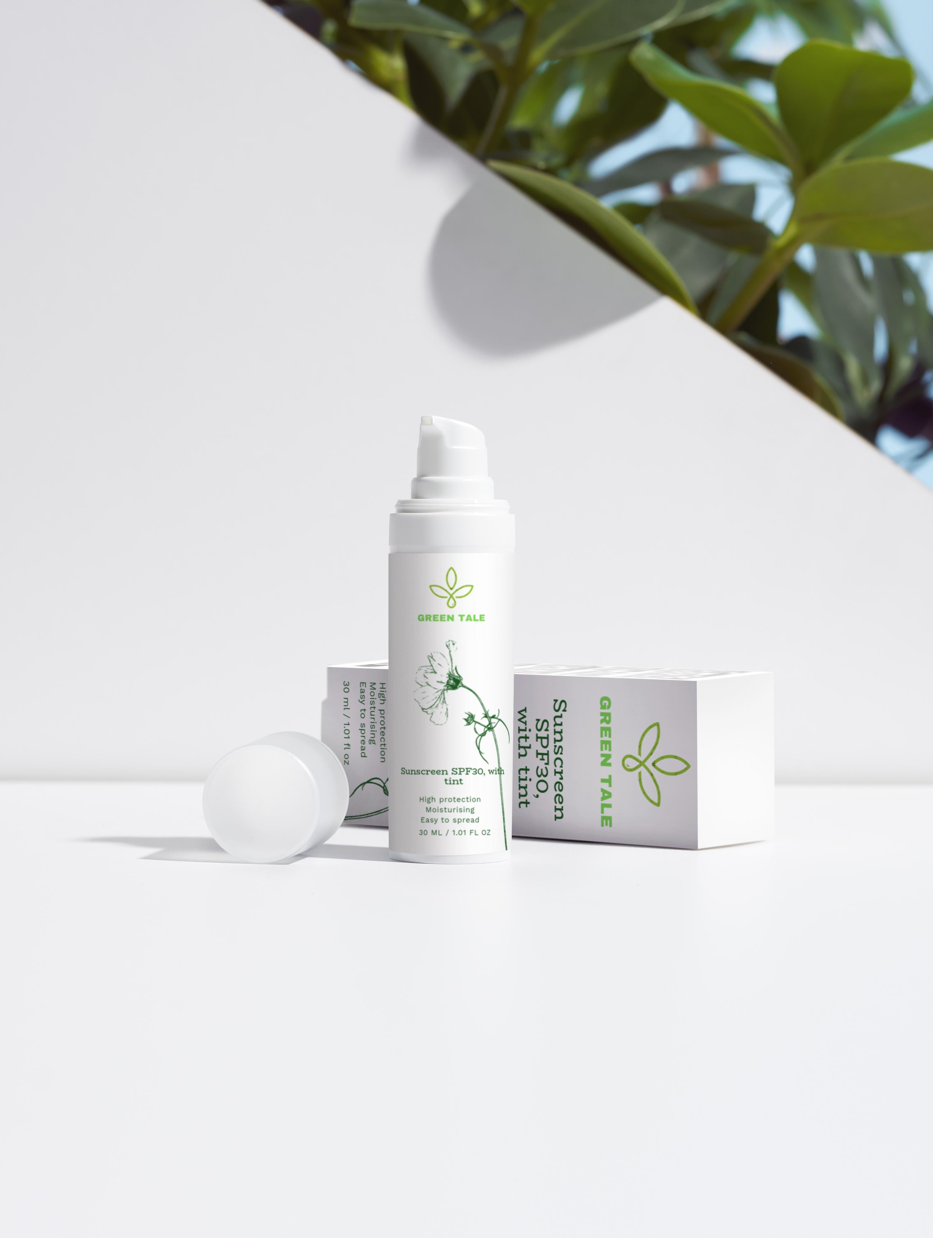 Sunscreen SPF30, with tint